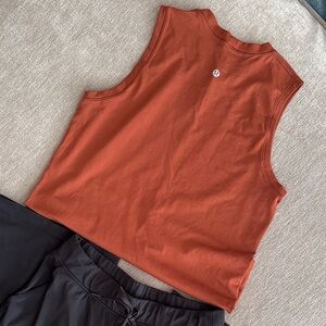 Lululemon Rust Sleeveless Top